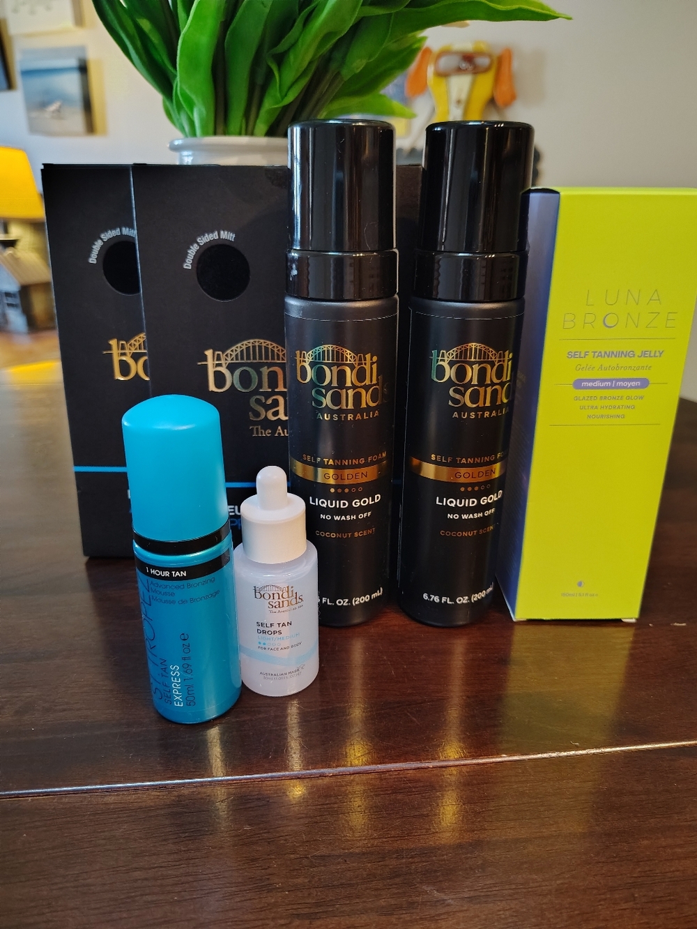 Bondi Sands Self Tanner Bundle + St. Tropez + Luna Bronze | 7 Piece Glow Set